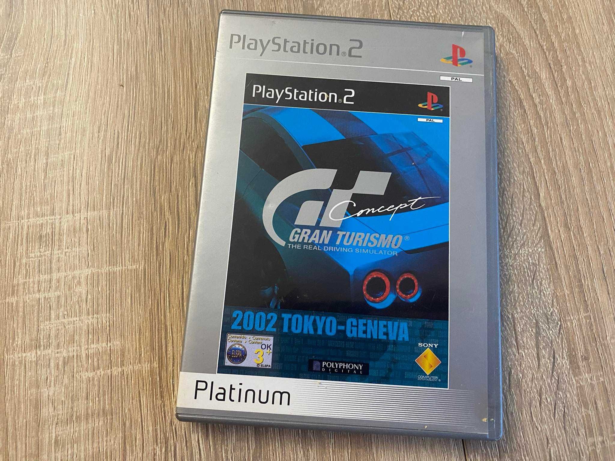 Konsola Playstation 2 Fat z Padem i grą GT Concept 2002 Tokyo-Geneva