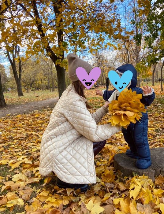 Стёганая демисезонная куртка рубашка