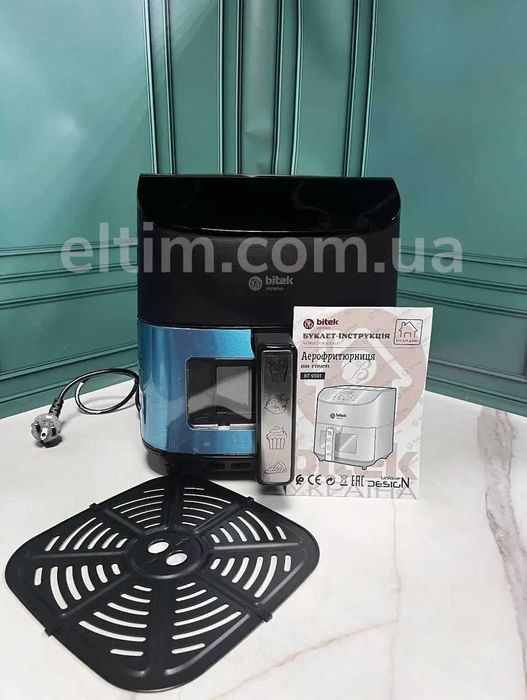 Аэрофритюрница Air Fryer 4200Вт/10л BITEK BT-9501 аэрогриль мультипечь