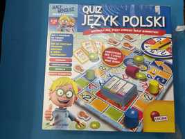 Gra planszowa quiz język polski firmy Lisciani