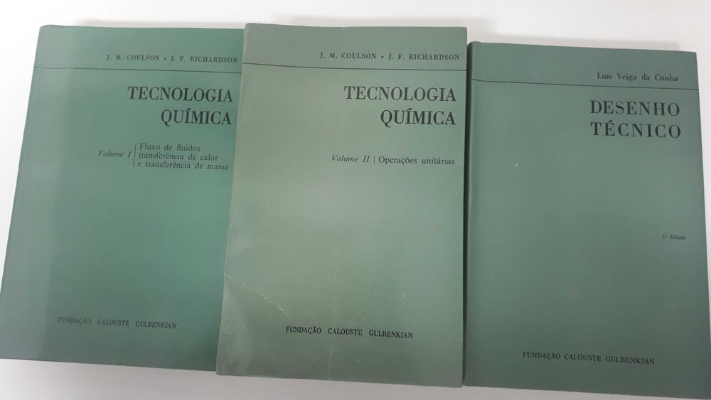 Química Orgânica, Inorgânica, Tecnologia Química I,II, Desenho Técnico