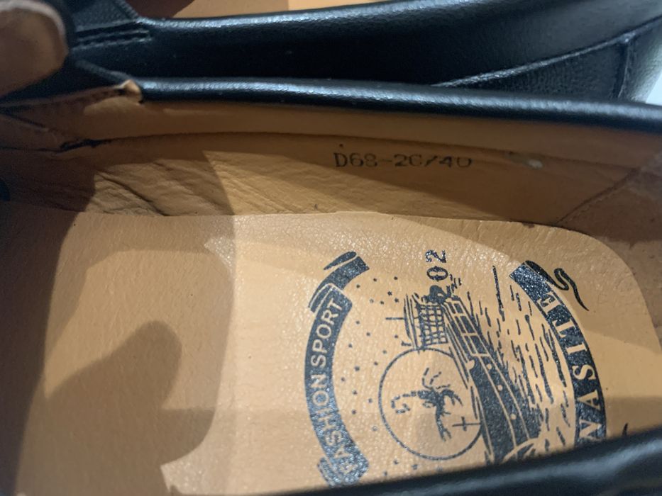 Класичні чорні шкіряні туфлі чоловічі або для підлітка р 40, 26 см