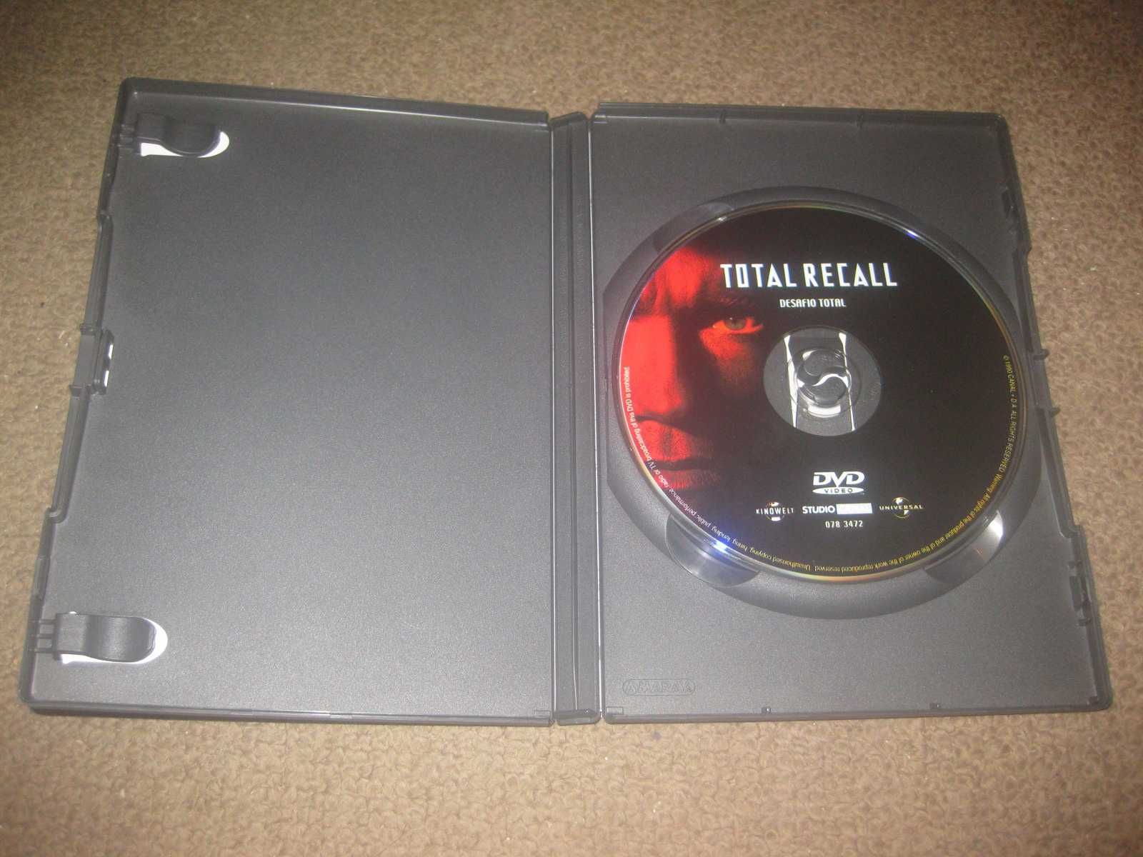DVD "Desafio Total" com Arnold Schwarzenegger