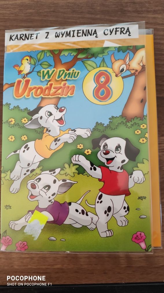 Kartka urodzinowa dla dzieci