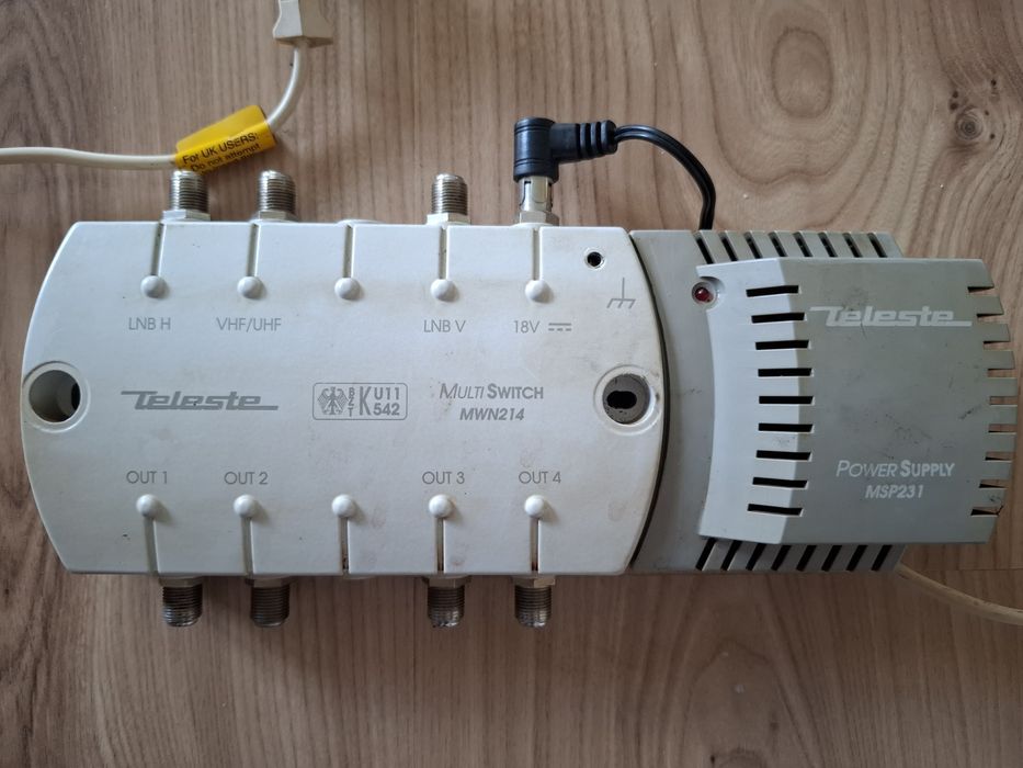 Multiswitch Teleste MWN214 zasilacz MSP231