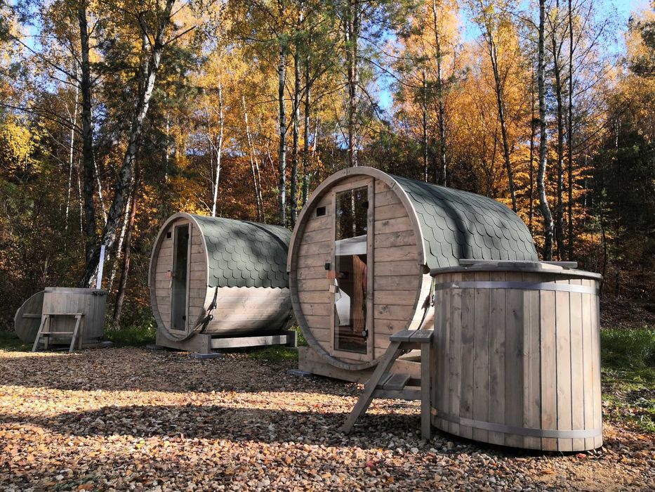 Beczka sauna ogrodowa bania ruska balia