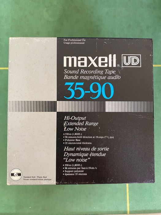 Магнитная лента, Магнітна стрічка Maxell UD35-90 лот№3