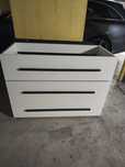 Móvel WC 80x45x85cm 3 gavetas Branco