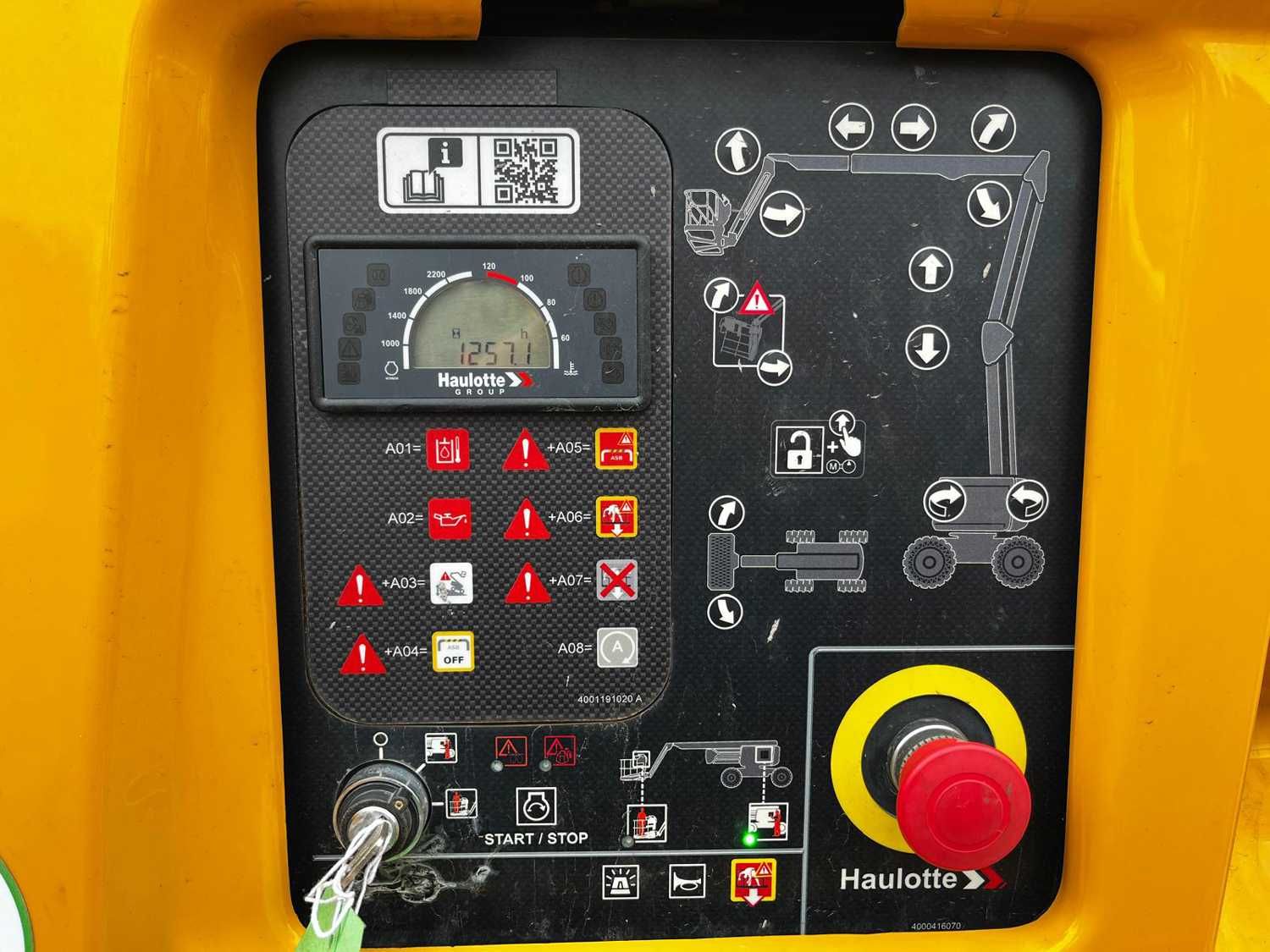 Podnośnik koszowy przegubowy terenowy Haulotte HA 16 RTJ 16m 1256h