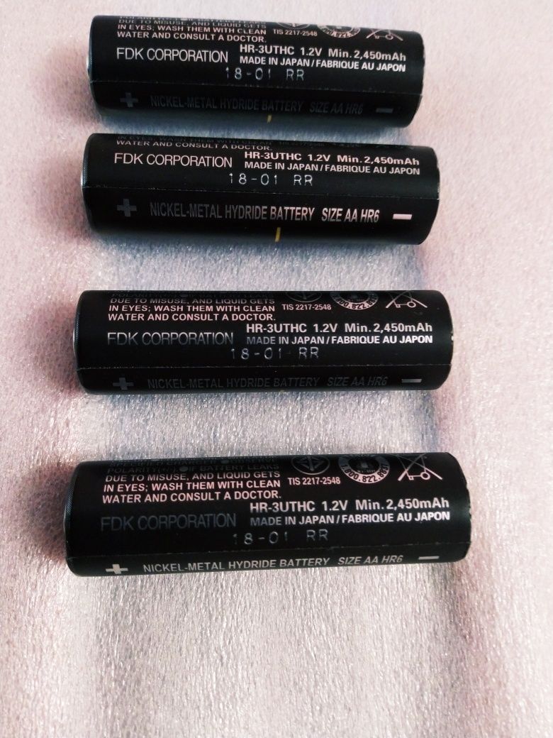 NiMH 2450mAh, 1,2V, AA FUJITSU,  акумулятор HR-3UTHC