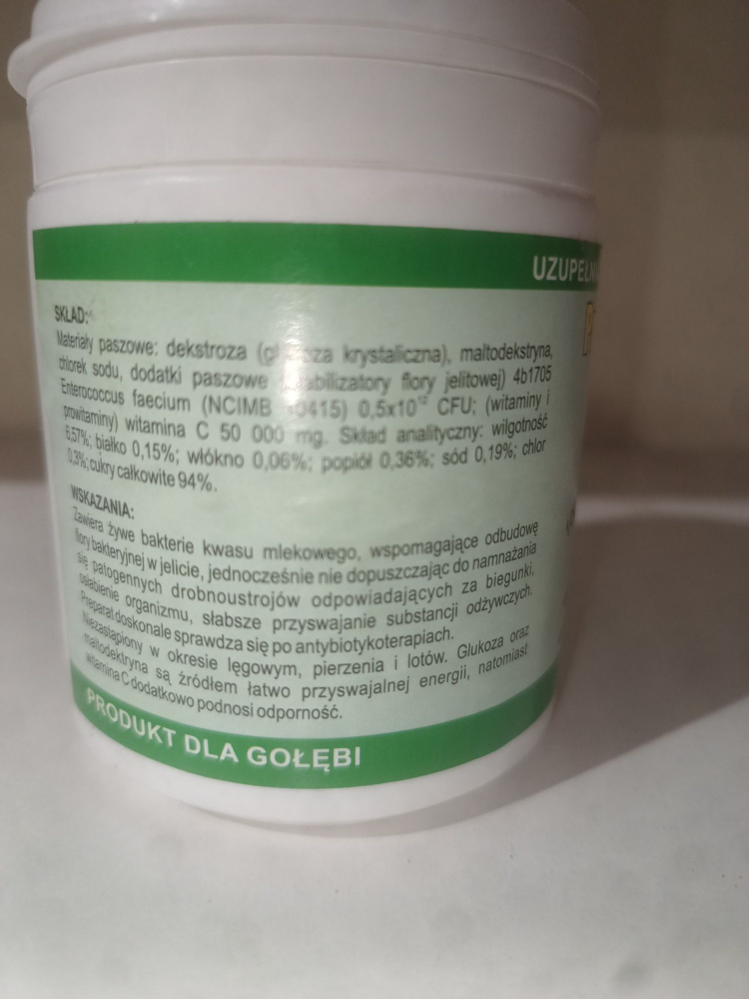 Turbo loty i probiotyk z witaminą c dla gołębi super cena zestaw