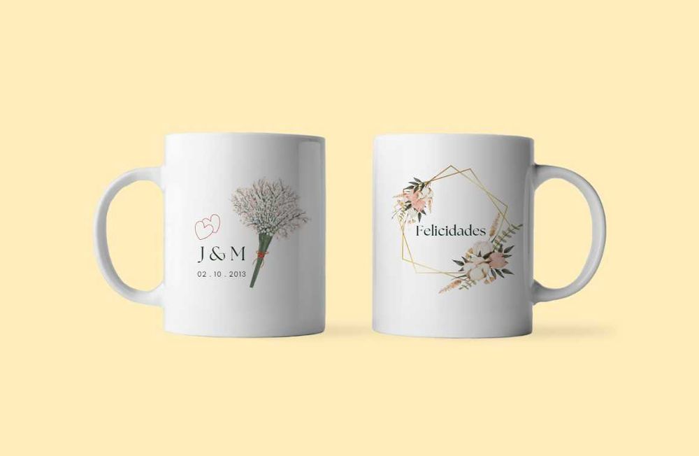 Canecas Personalizadas - para Casamentos