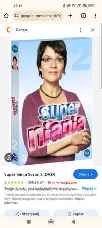 Superniania DVD 2 część Dorota Zawadzka TVN
