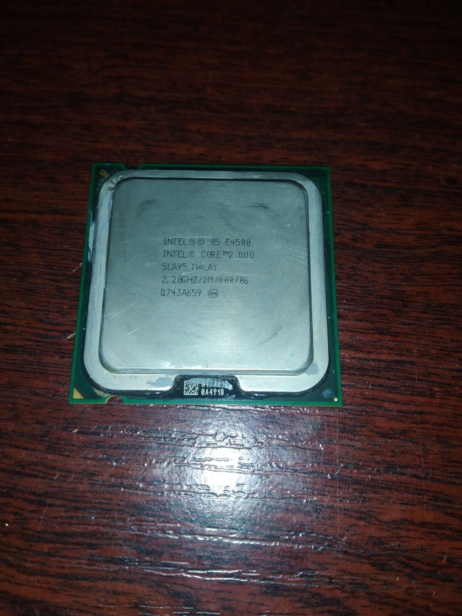 Продам процессор для компьютера intel core 2 duo e4500 Б/У