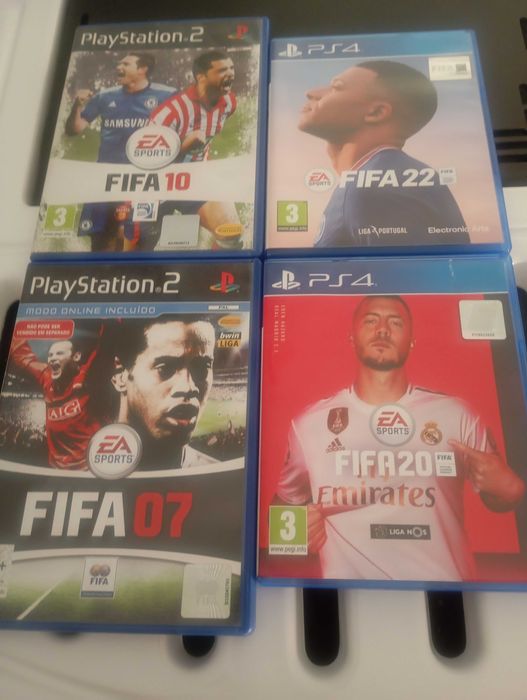 Jogo FIFA 20 ps4, e mais 2 jogos ps2