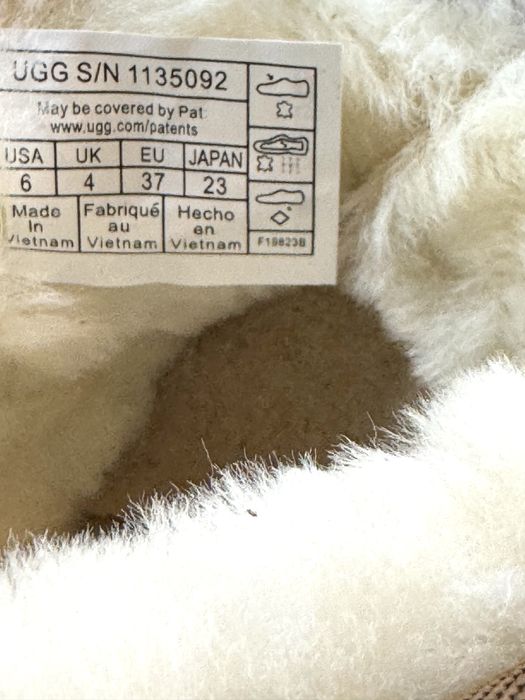 УГГИ из натуральной овчины и замши - 36 размер