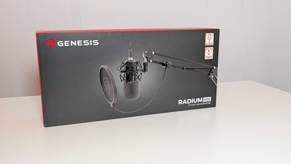Mikrofon pojemnościowy Genesis Radium 400 | Uszkodzone ramie