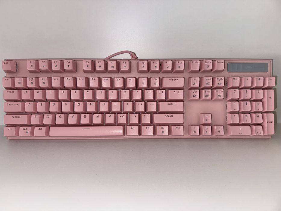 Teclado Gaming Mecânico MageGee Rosa