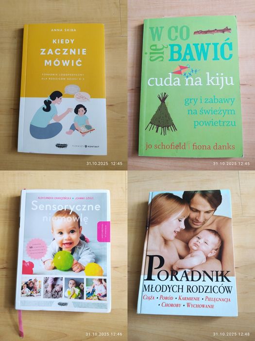 Zestaw książek - opieka i wychowanie dzieci