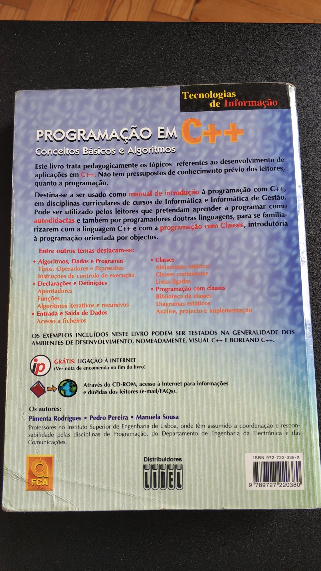Livro de Programação Língua C++ - FCA - 2 Edição