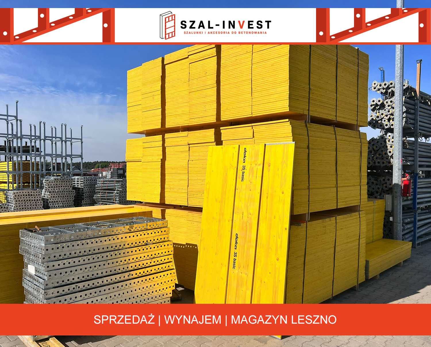 Podpory, Stemple, 3,2m i 3,6m 8KN NOWE Strop Szalunki Dźwigary Głowice