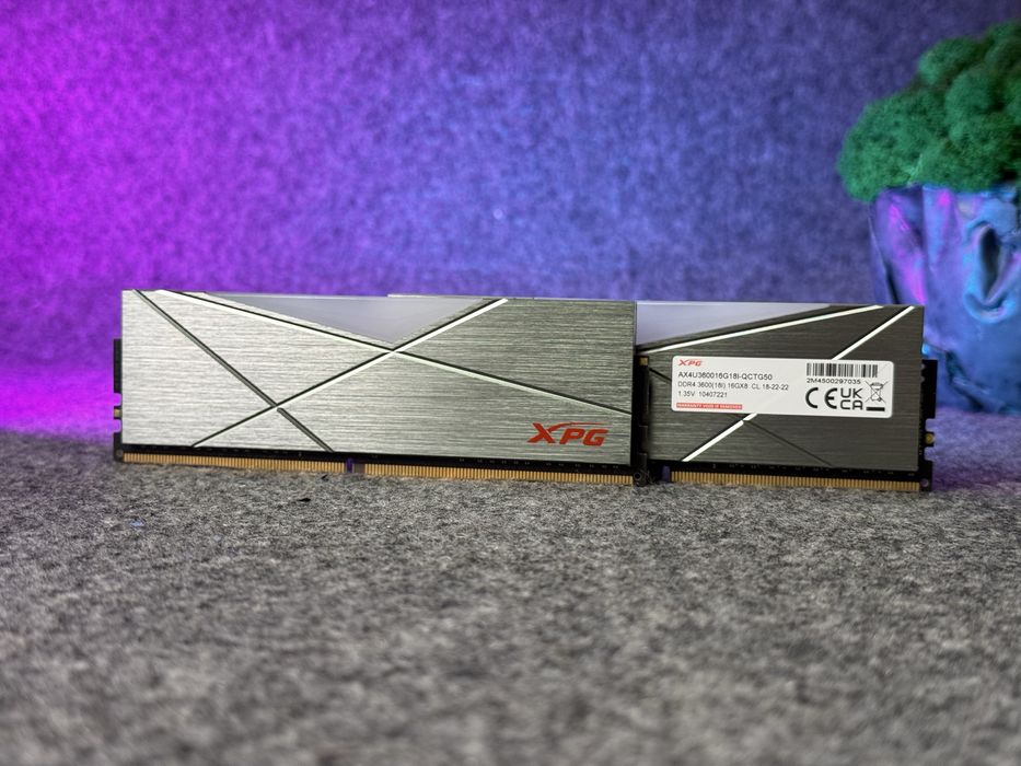 Гарантія! DDR4 32G 2*16ГБ XPG Spectrix D50 RGB 3600 МГц | TradeIn