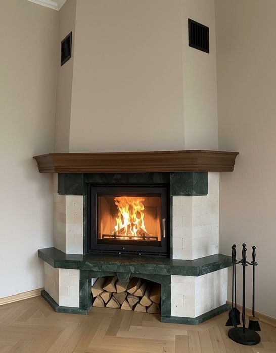 Портал для каміна.Камін  мармуровий.Камін з мармуру. Мраморний камін.