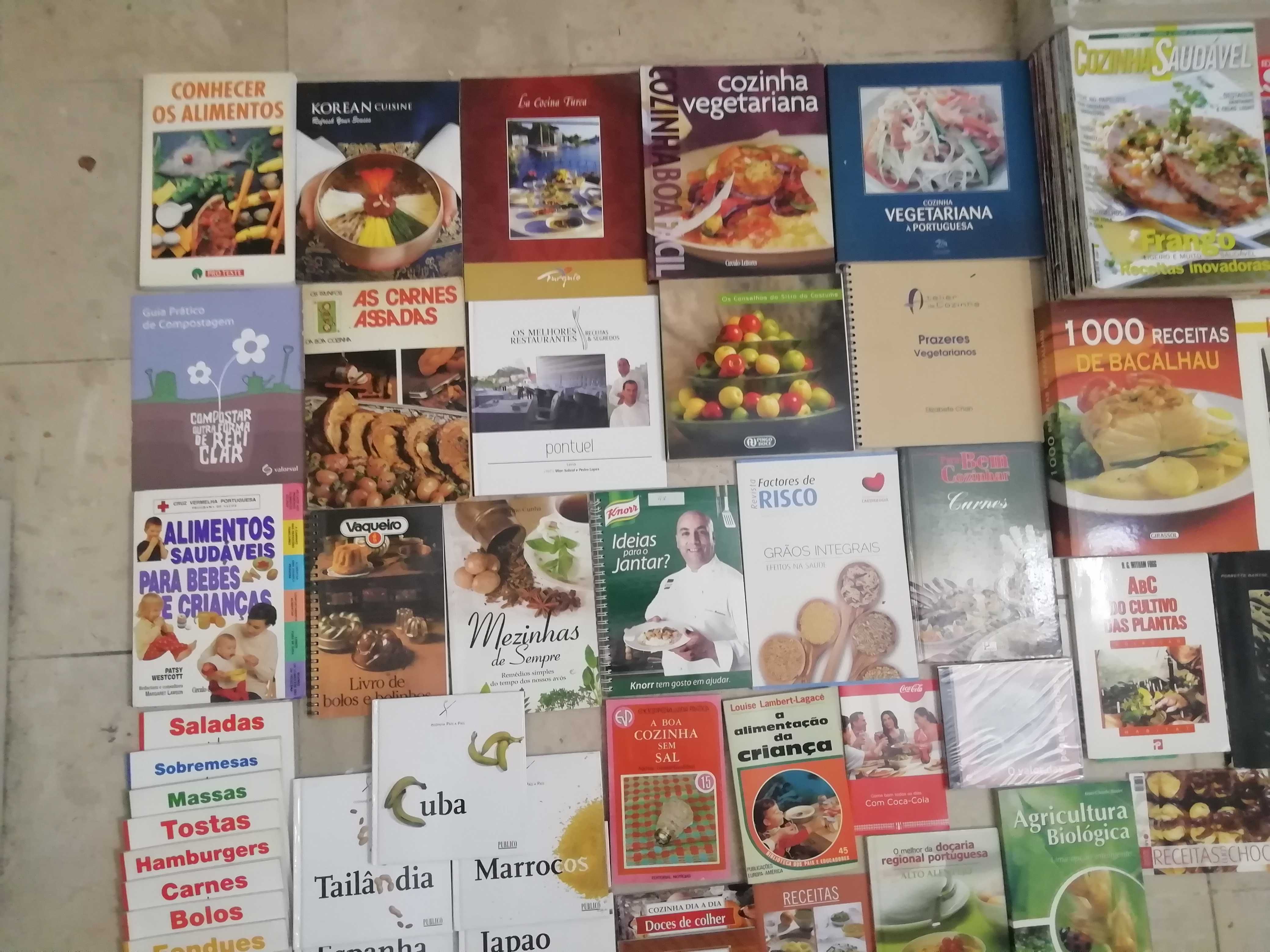 Livros de culinária muito bem estimados