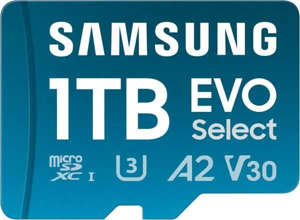 Карта пам'яті Samsung 1 TB microSDXC UHS-I U3 V30 A2 EVO Select