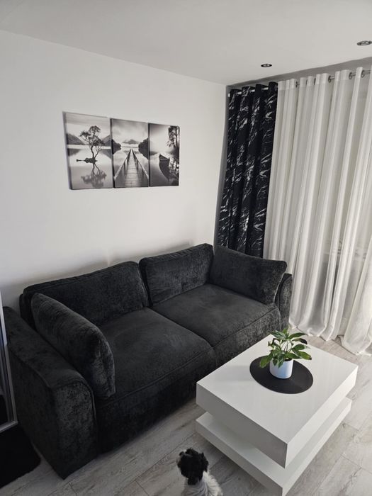 Sofa czrana Mars -Lux na Gwarancji