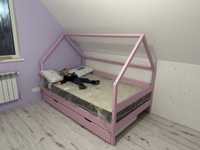 Кровать домик детская ліжко двоспальне дитяче підросткове дерево
