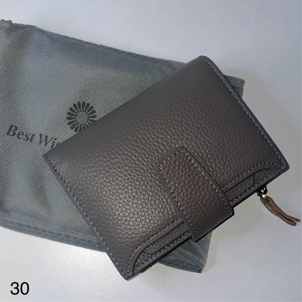 SENDEFN Skórzany portfel, blokada RFID (30)