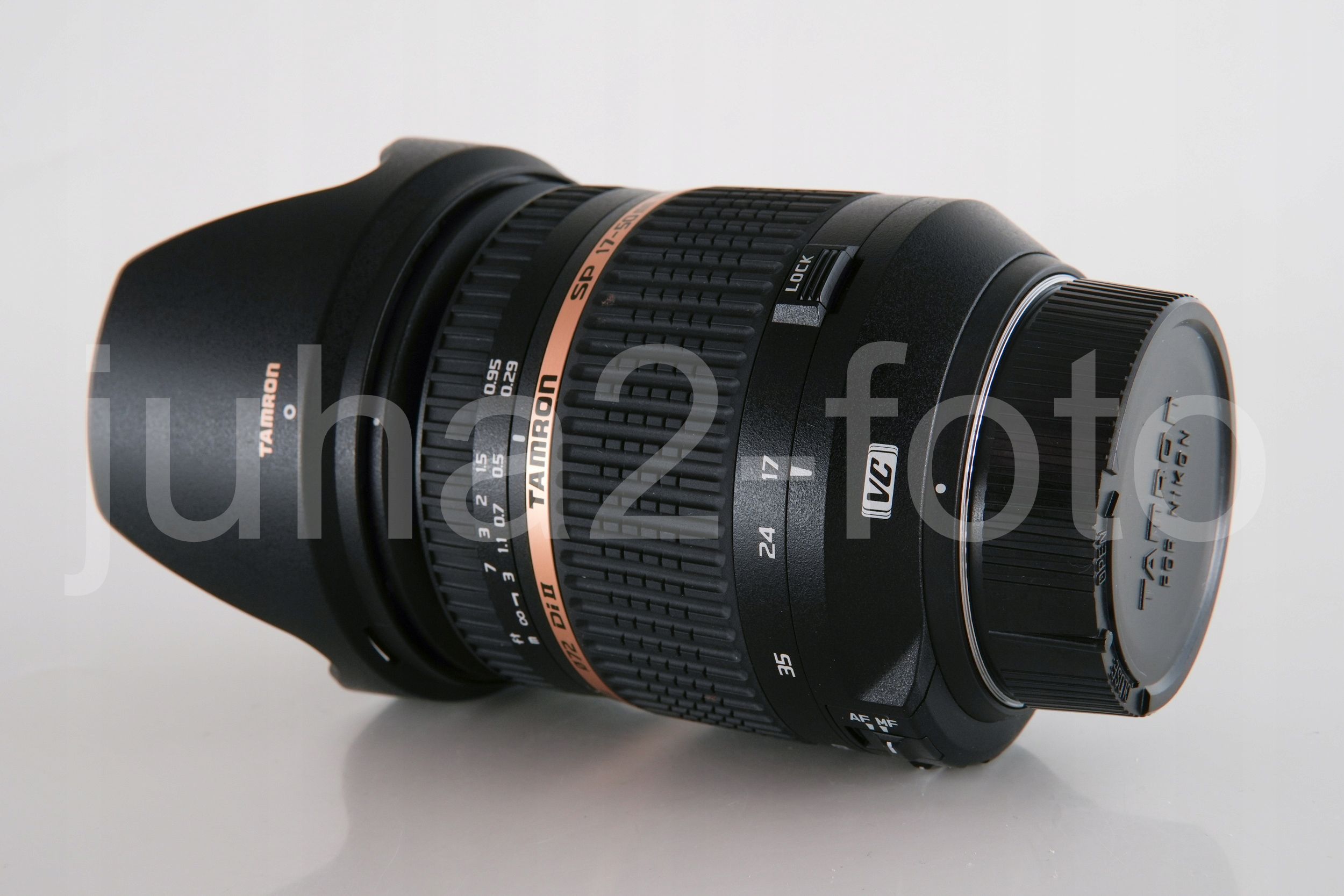 Tamron SP AF 17-50mm f/2.8 XR Di II VC Asp, + UV, idealny, Nikon