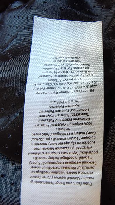 Kurtka, męska, czarna, przeciwdeszczowa, kaptur w stójce, XXL