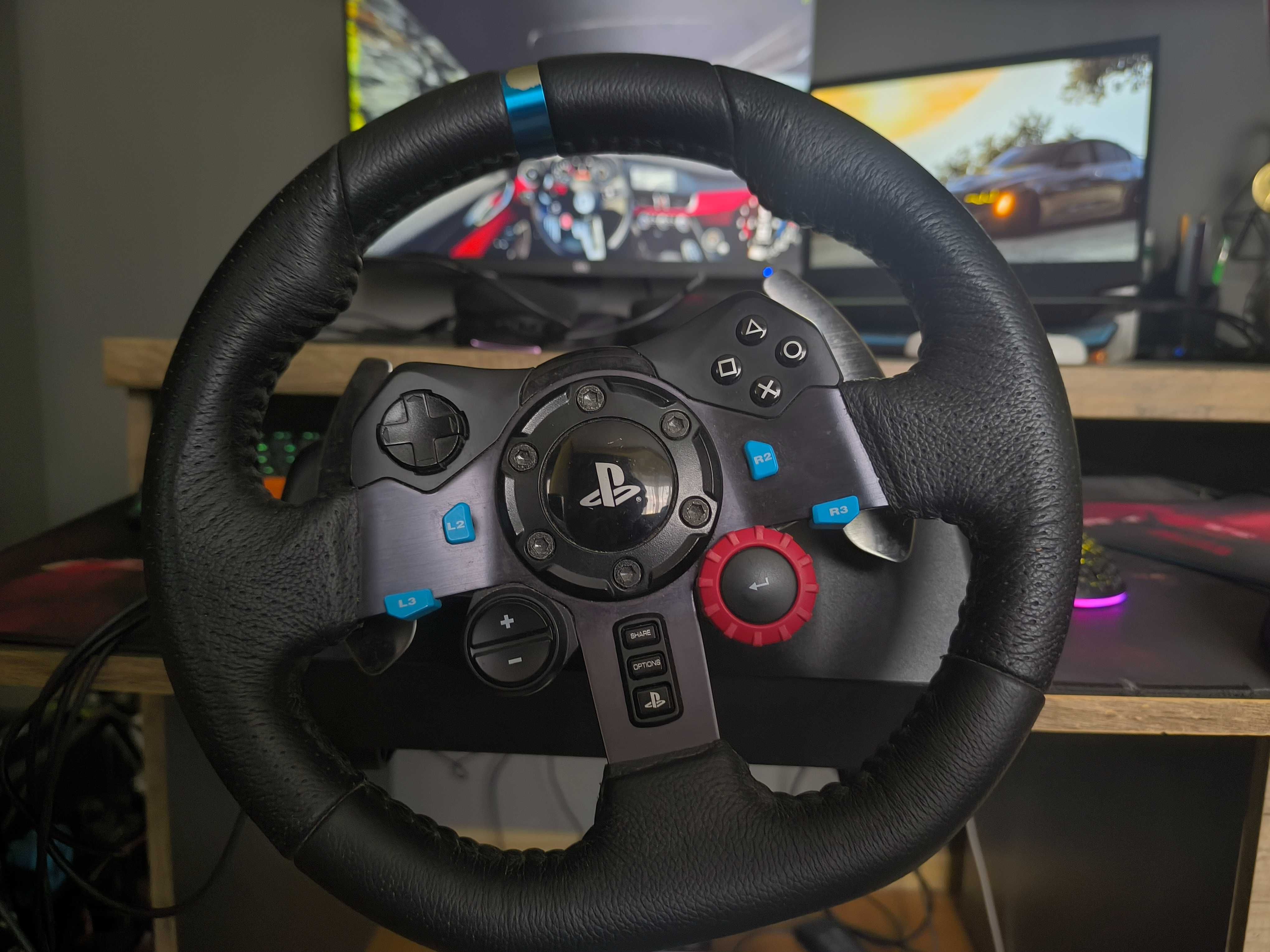 Kierownica Logitech g29 wraz z shifterem, jak nowa!!