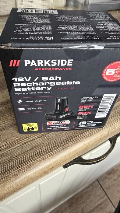 12v 5ah akumulator Parkside