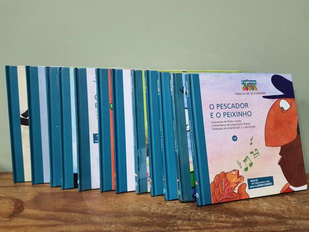 Livro Fábulas de La Fontaine com CD