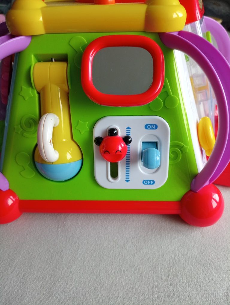 Kostka edukacyjna, interaktywna z 5 ścianami