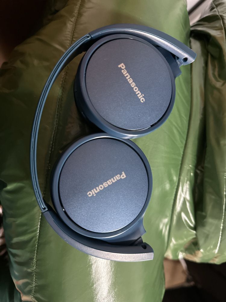 Sluchawki Bluetooth Panasonic RP HF410B niebieskie navy blue