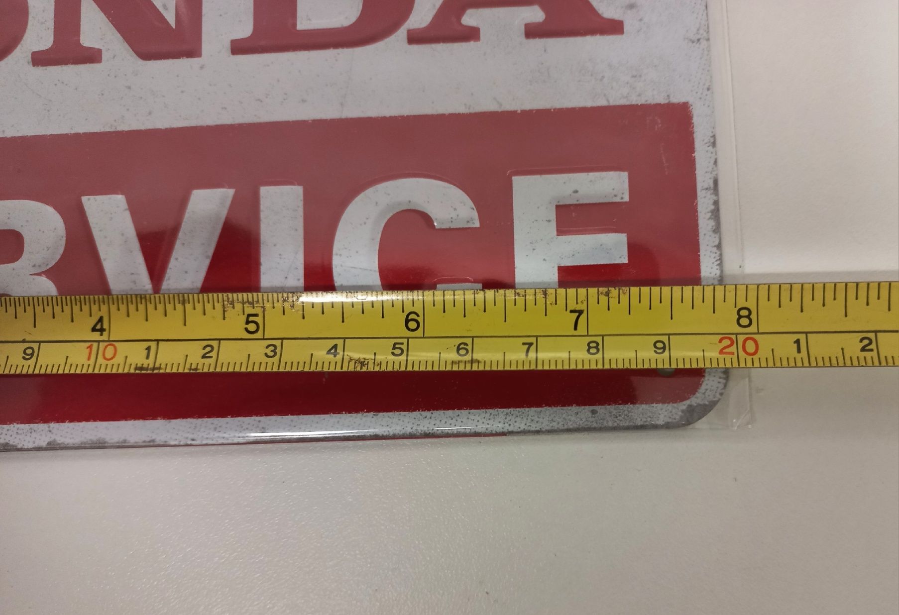 Placa Honda 10cm x 20cm