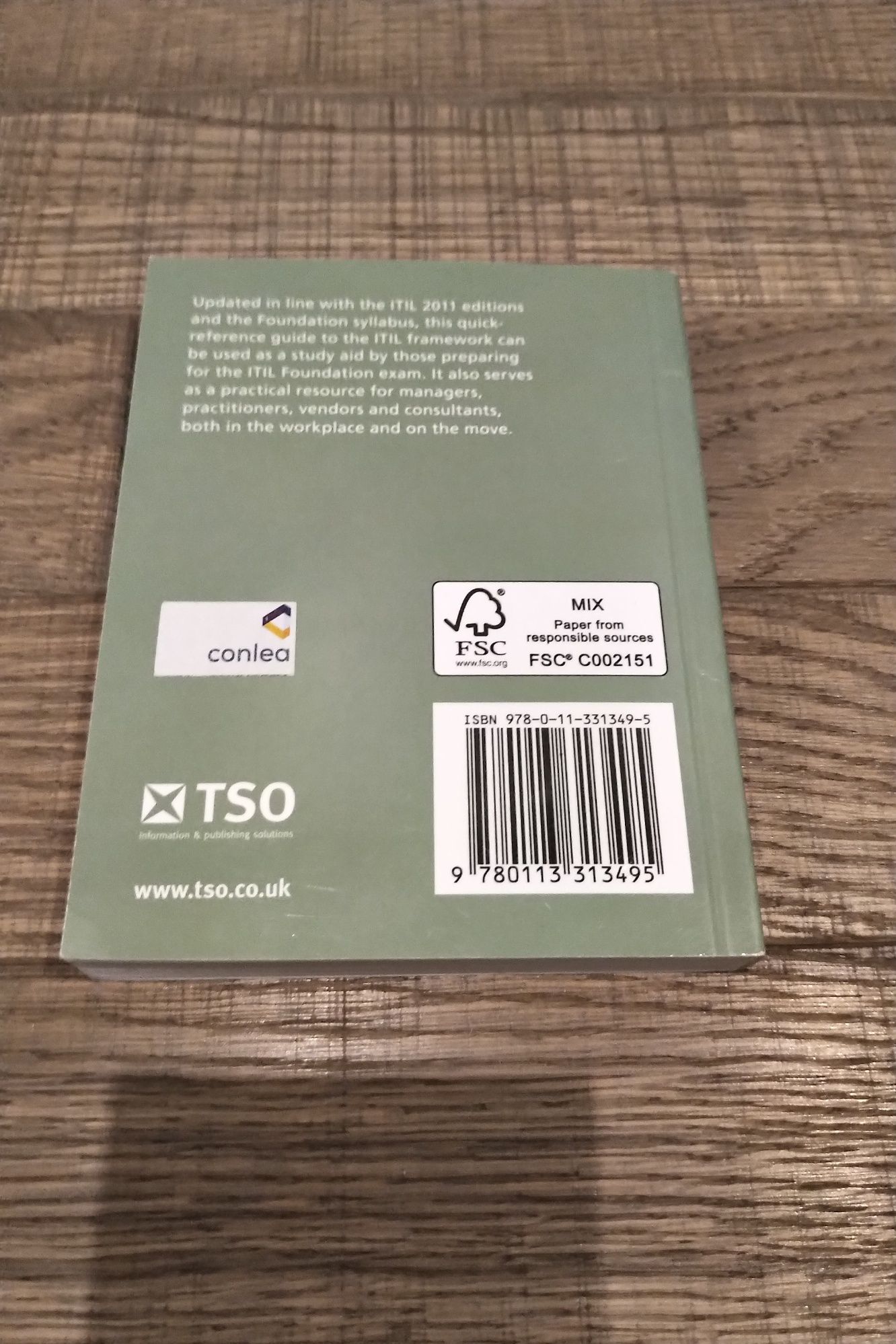 ITIL Foundation Handbook. Single Copy

 praktyki it metodologia