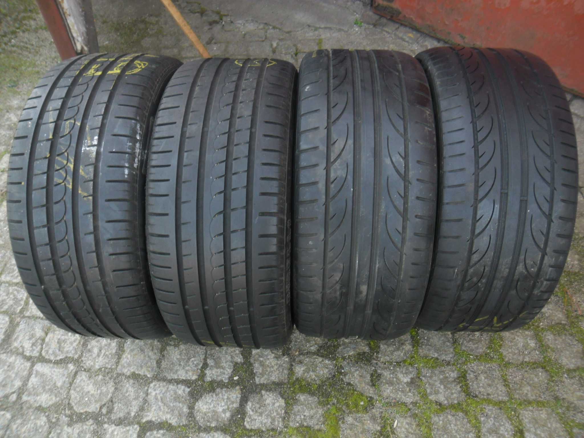 Komplet opon 2x Hankook+ 2x Pirelli  245/40ZR18 97Y rant ochronny