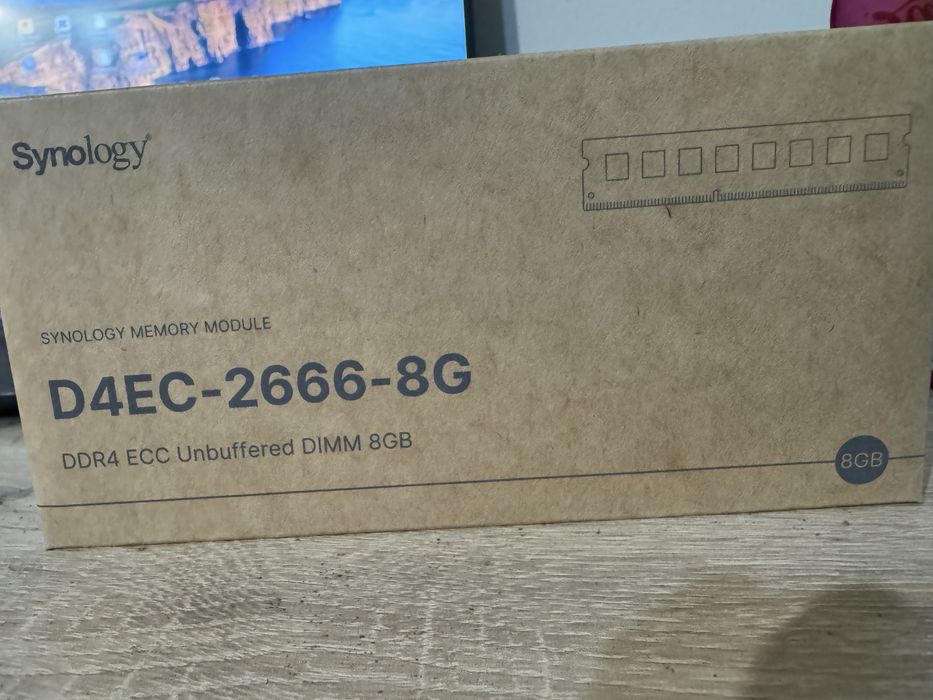 Synology D4EC-2666-8G 8GB DDR4 ECC RAM – NOWA, oryginał