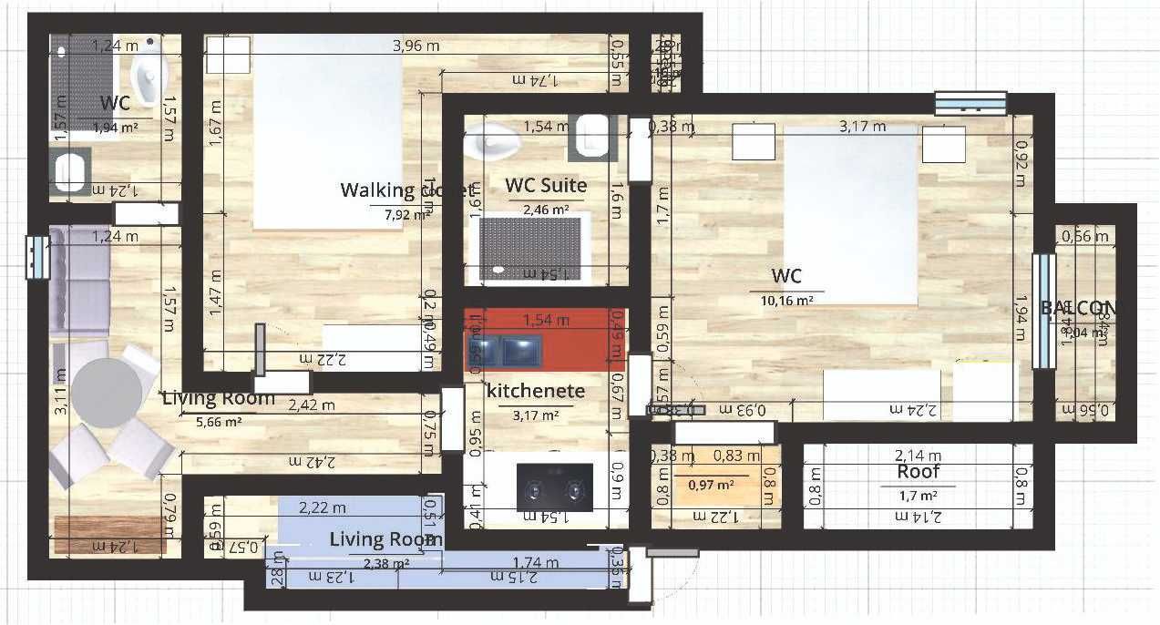 4 apartamentos remodelados em propriedade total