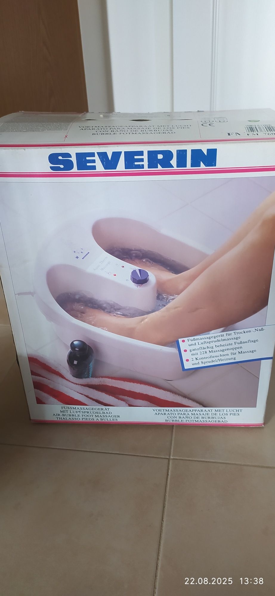 Masażer wodny do stóp.