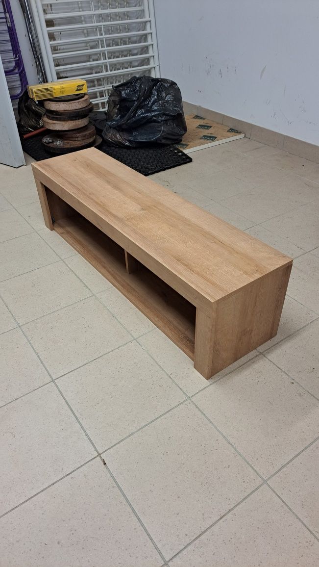 szafka wisząca Balder 120 cm otwarta dąb riviera