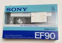 Kaseta magnetofonowa Sony EF 90 lata 80 Pewex
