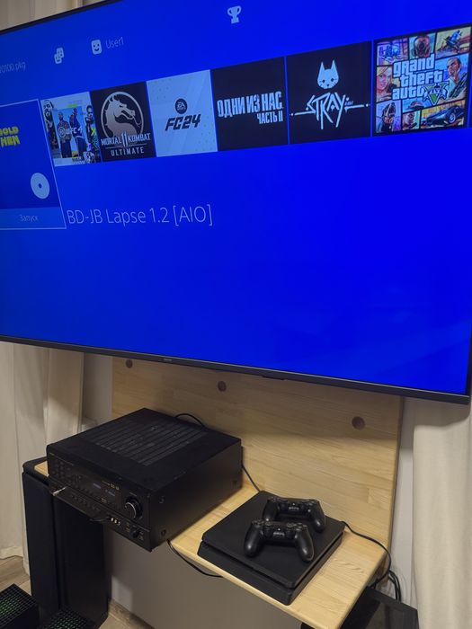 PS4 Slim на прошивці 12.02 + будь-які ігри