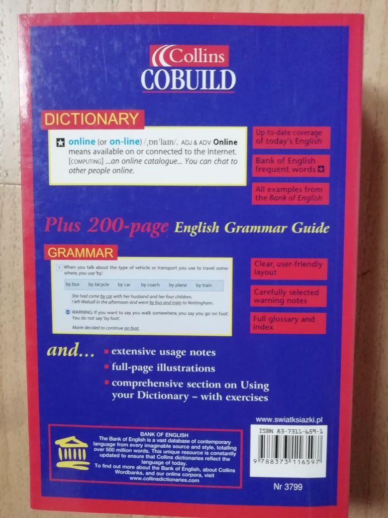 Collins Cobuild New Student's Dictionary. Słownik angielsko-angielski