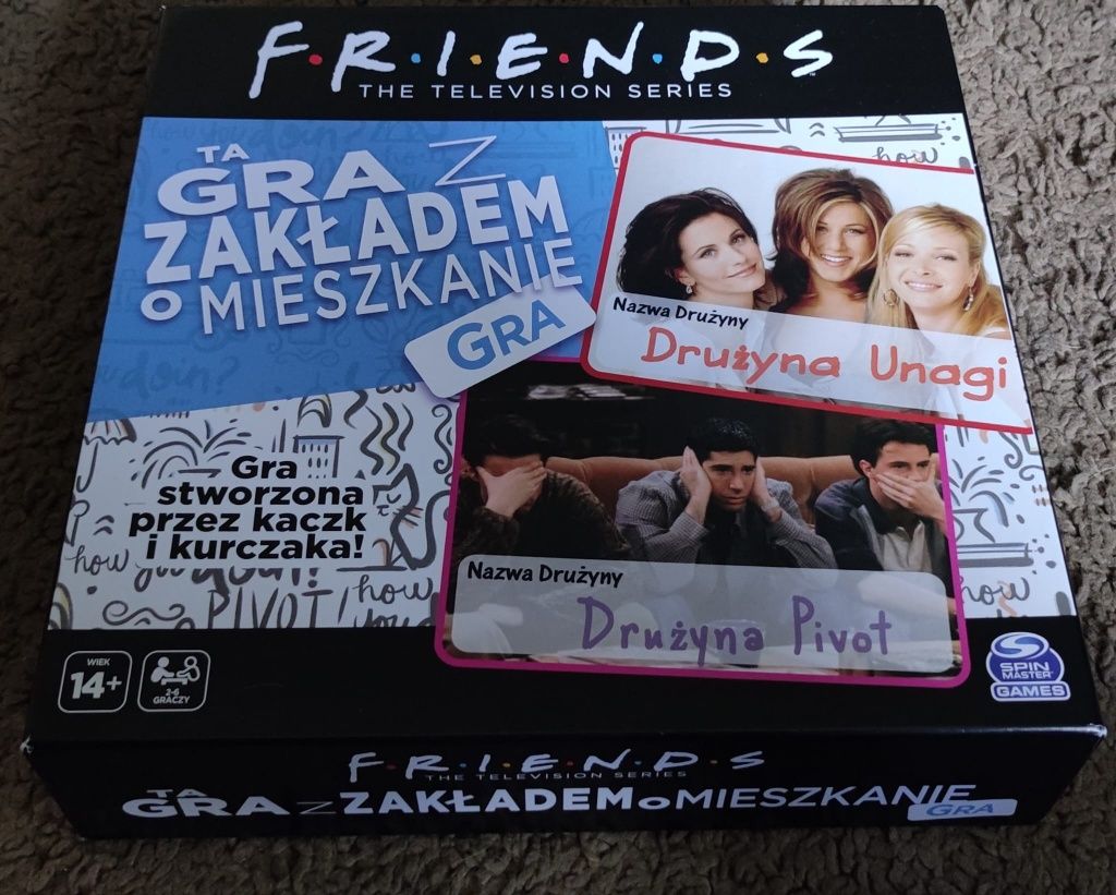 Friends -Gra planszowa - Ta gra z zakladem o mieszkanie